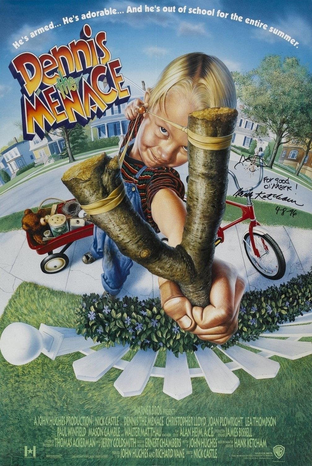Official poster artwork for Dennis the Menace (1993)