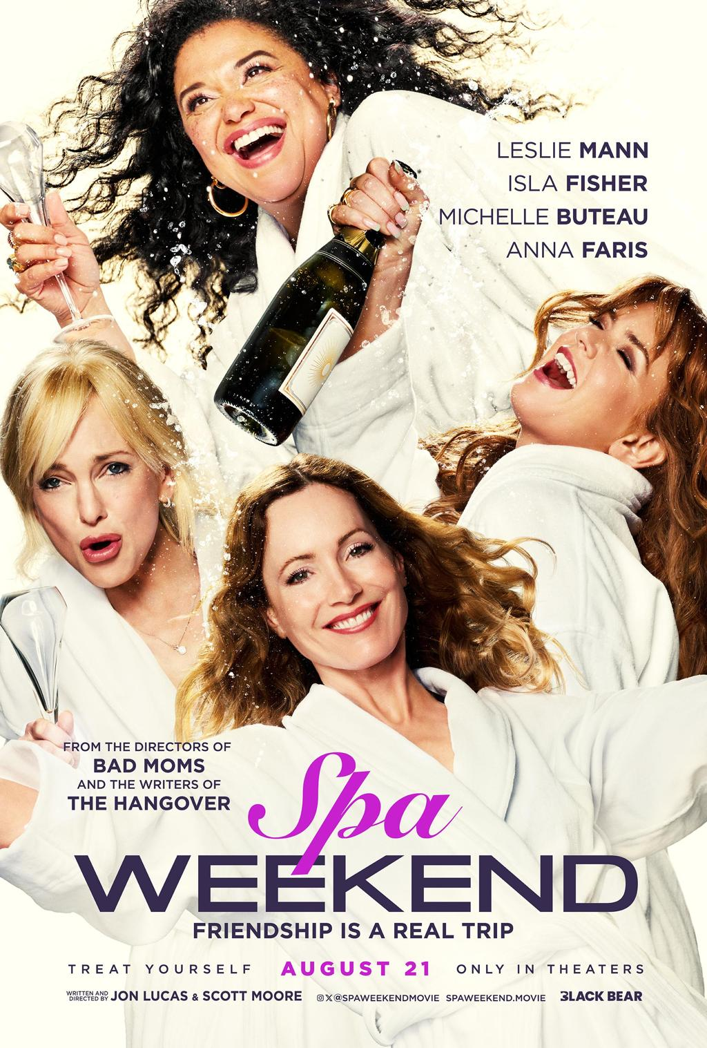 Official theatrical poster artwork for Spa Weekend (2026)