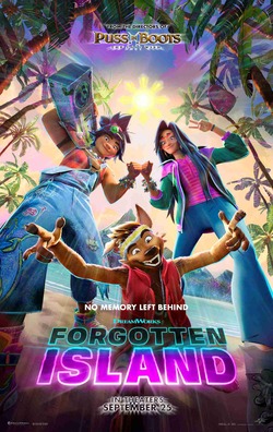 Official poster artwork for Forgotten Island (2026)