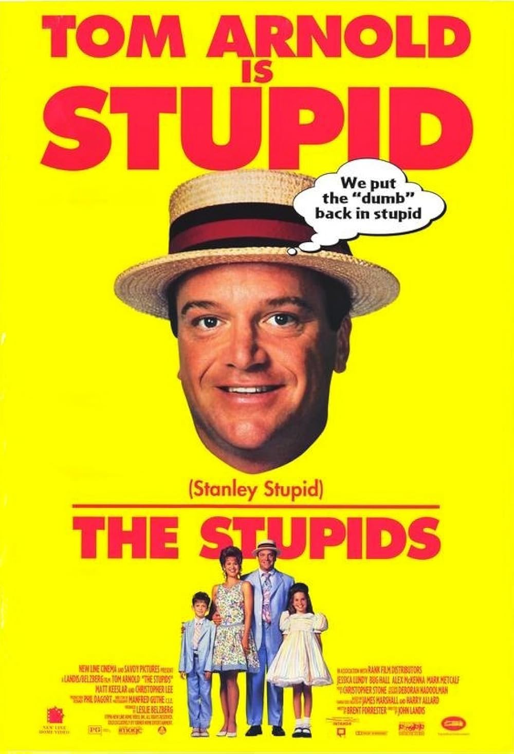 Official theatrical poster artwork for The Stupids (1996)