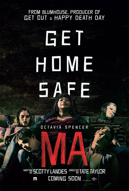 Official theatrical poster artwork for Ma (2019)