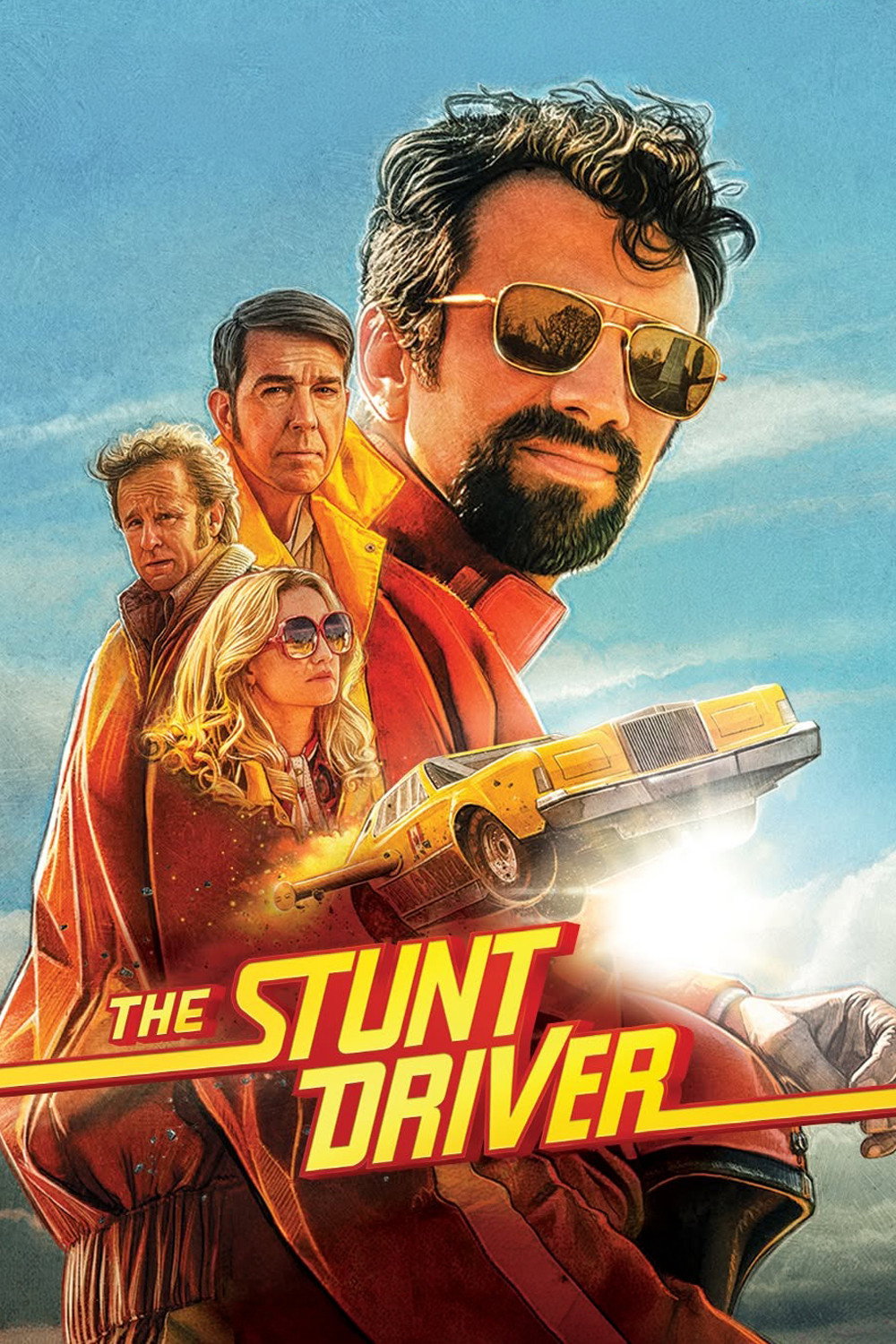 Official poster artwork for The Stunt Driver (2026)