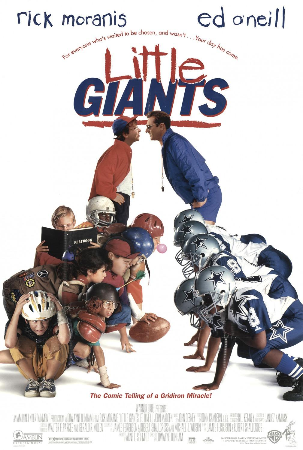 Official theatrical poster artwork for Little Giants (1994)